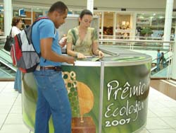 Estande Prêmio Ecologia Shopping