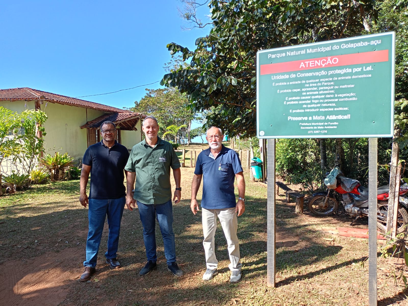 APA Goiapaba-Açu recebe visita do Ifes Santa Teresa para parceria acadêmica
