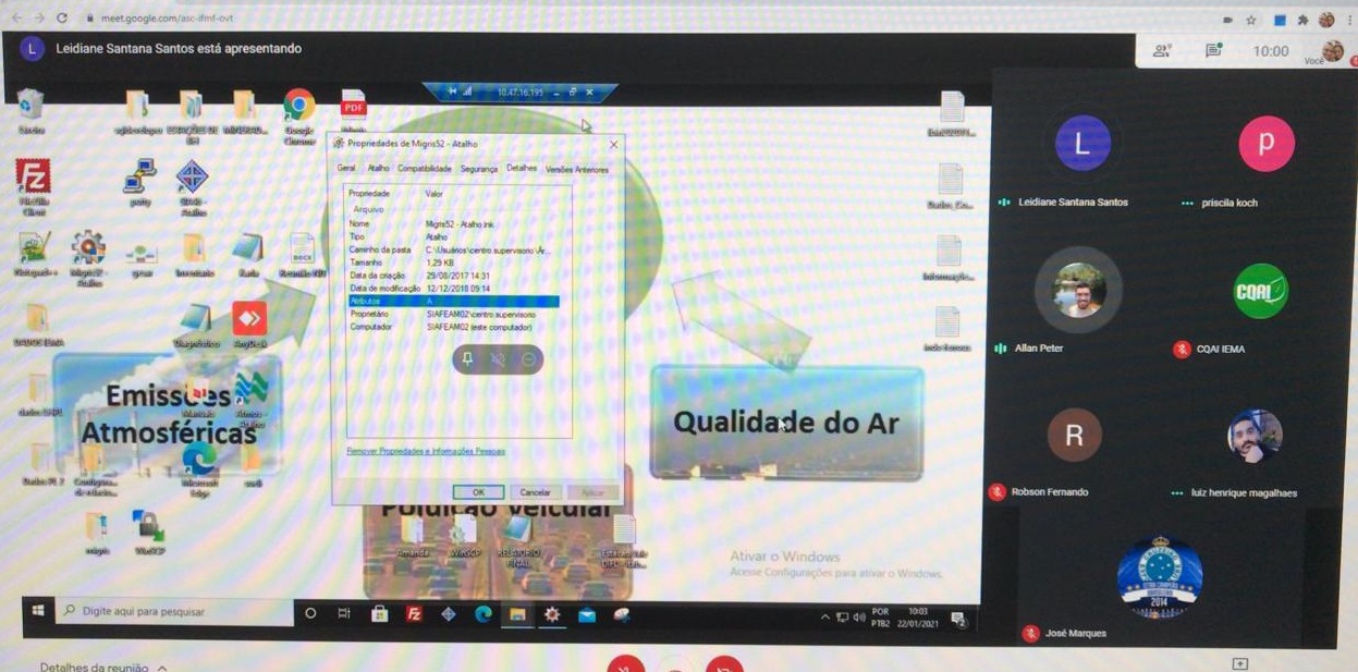 Reunião Qualidade do Ar