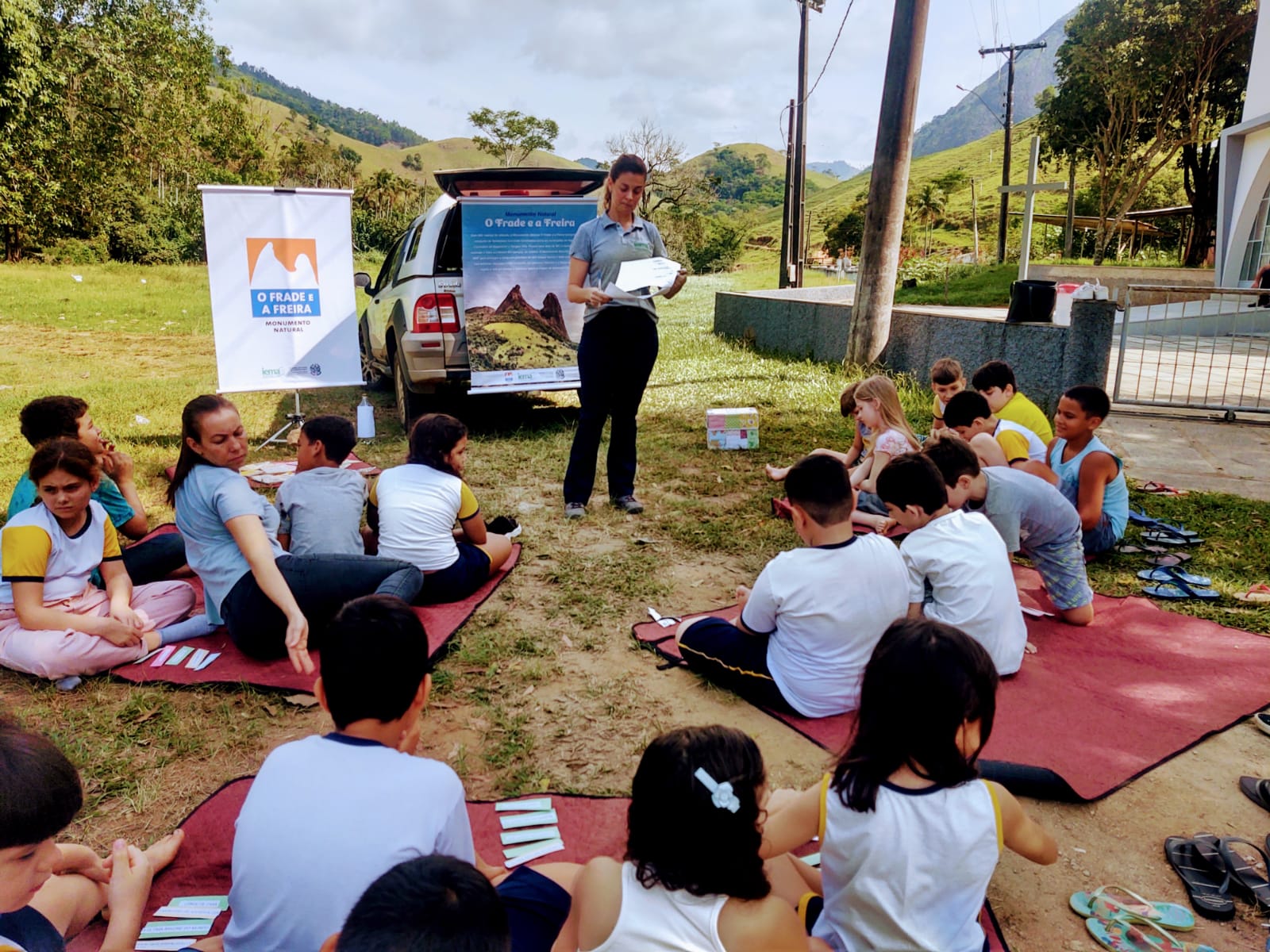 Projeto ‘Educar’ é promovido pelo Monumento Natural Estadual O Frade e A Freira 